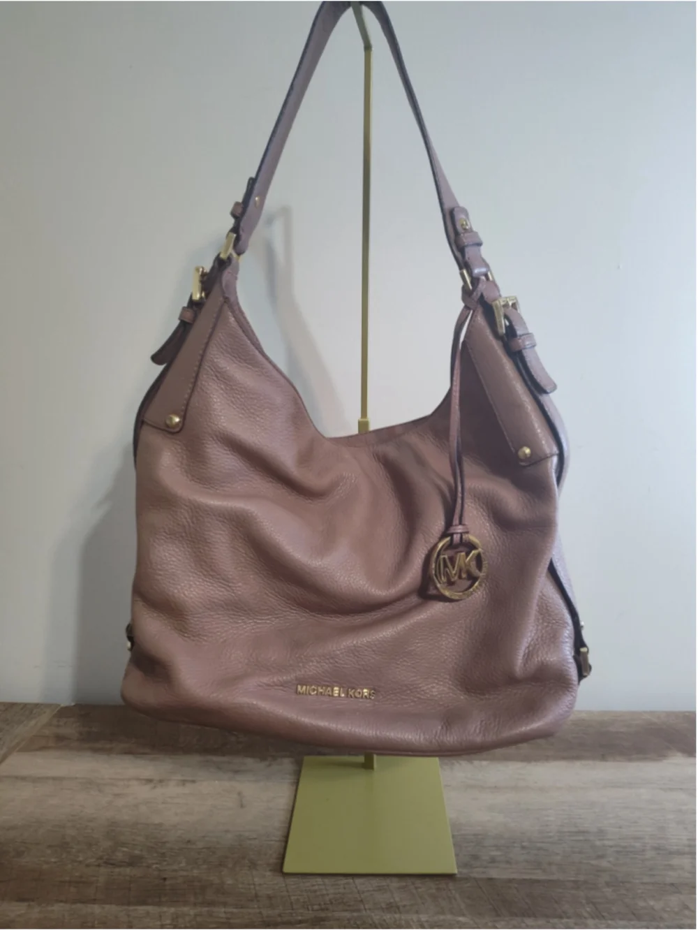 Women's Michael Kors Hobo Bag One Size Pink Gold